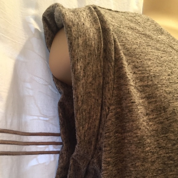 ATHLETA Heathered Grey Dress with Open Back - Picture 4 of 6